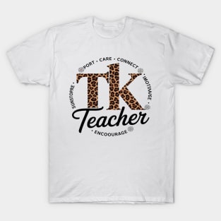 Womens Leopard TK Teacher Appreciation Week back to school T-Shirt